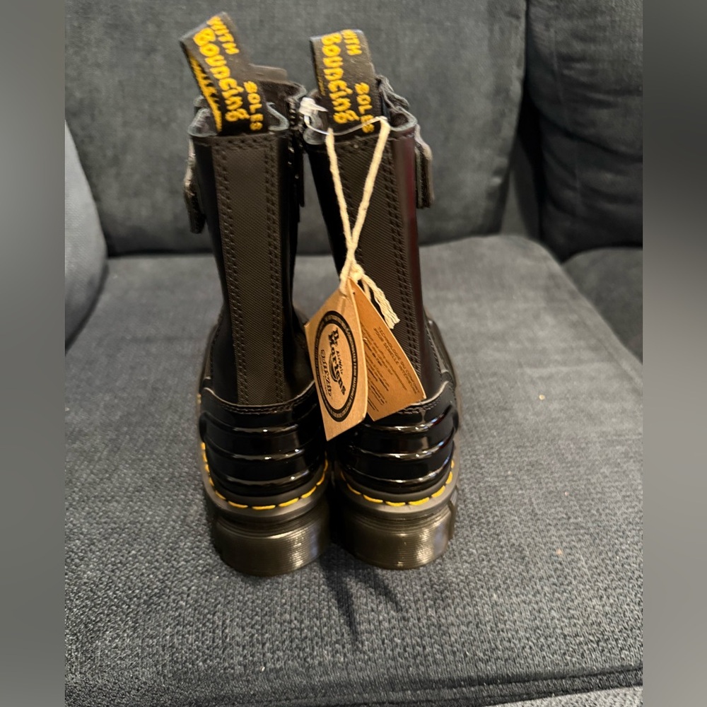Dr. Martens‎ AUDRICK ALTERNATIVE LEATHER CHELSEA HI PLATFORM BOOTS - Picture 5 of 6